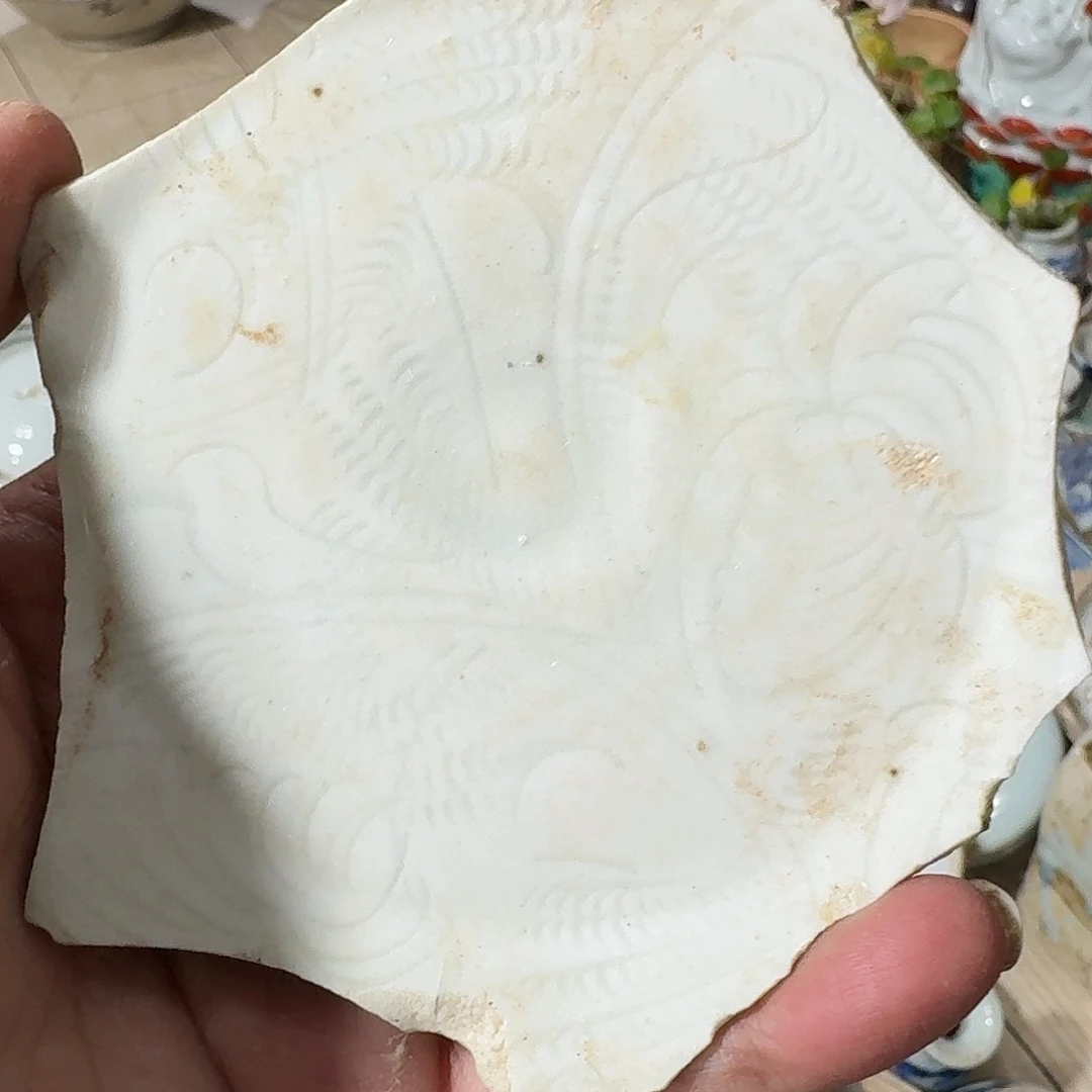 国***场瓷片湖田窑瓷片标本，顺丰包邮