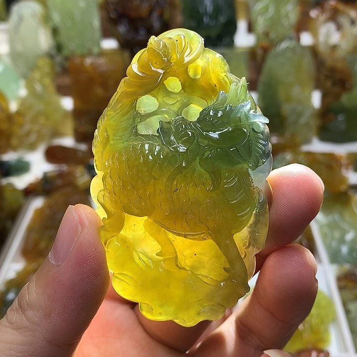 蛇纹石玉未镶嵌珠宝半成品