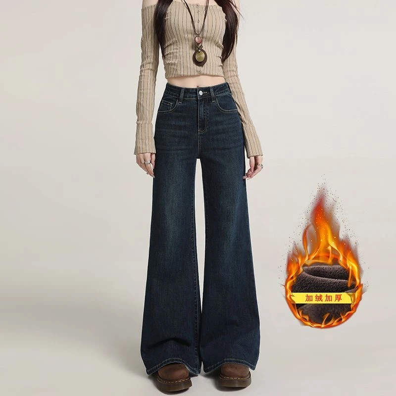 2025冬款加厚加绒高品质孤品过款牛仔裤