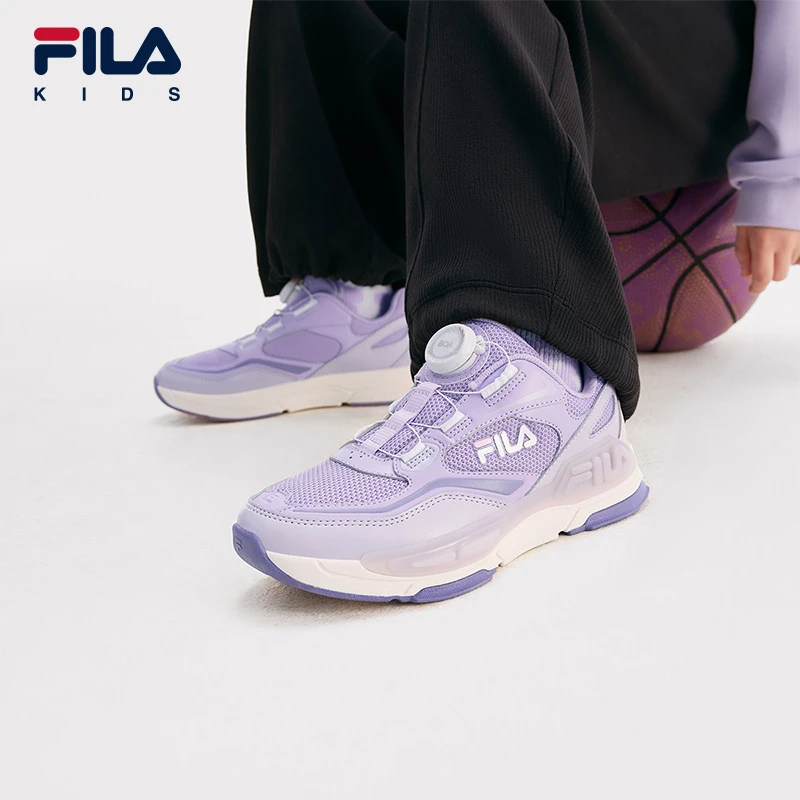 【斐乐儿童】鞋子跑步运动鞋2025年春季中大童复古跑鞋K15B511106