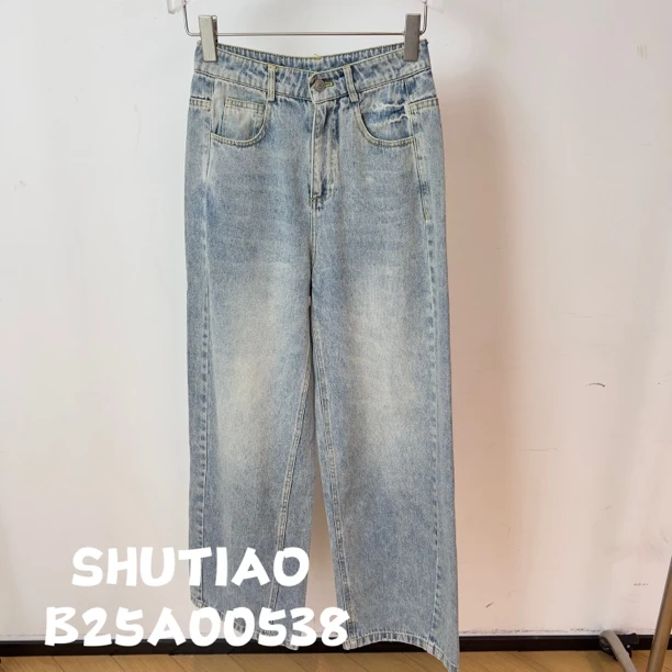 【SHUTIAO】2024秋冬：新款小众设计款牛仔裤B25A00538