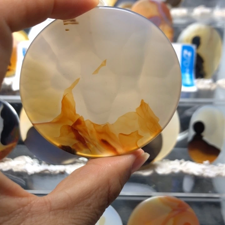 合金玛瑙/玉髓珠宝奇石174
