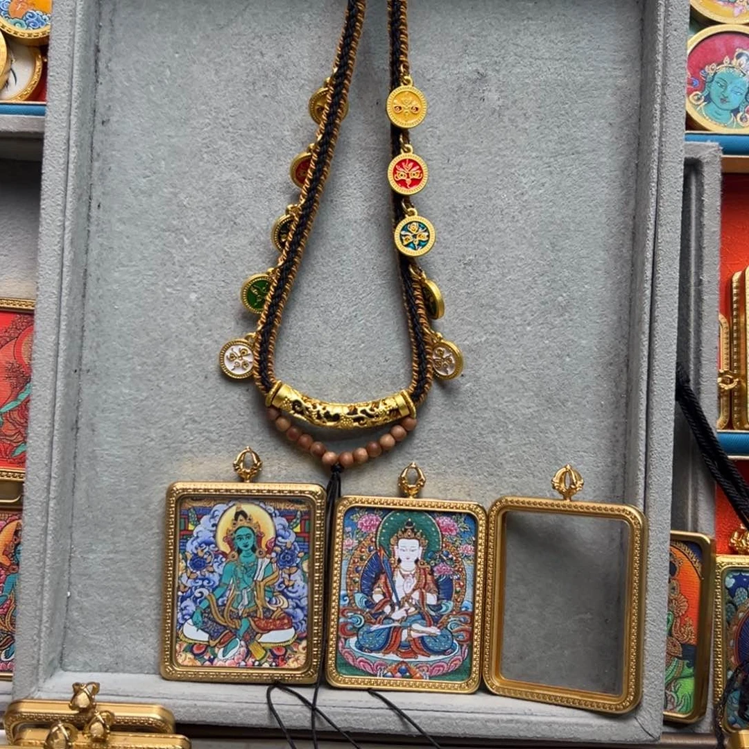 吊坠?****?双面铜壳书双面壳铜壳