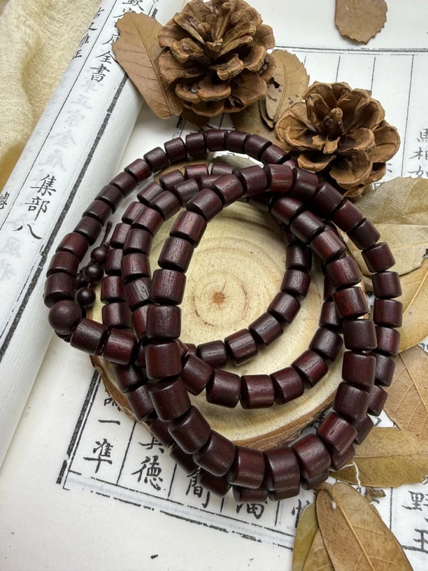 【福臻文玩】Q36越南沉木8mm多圈