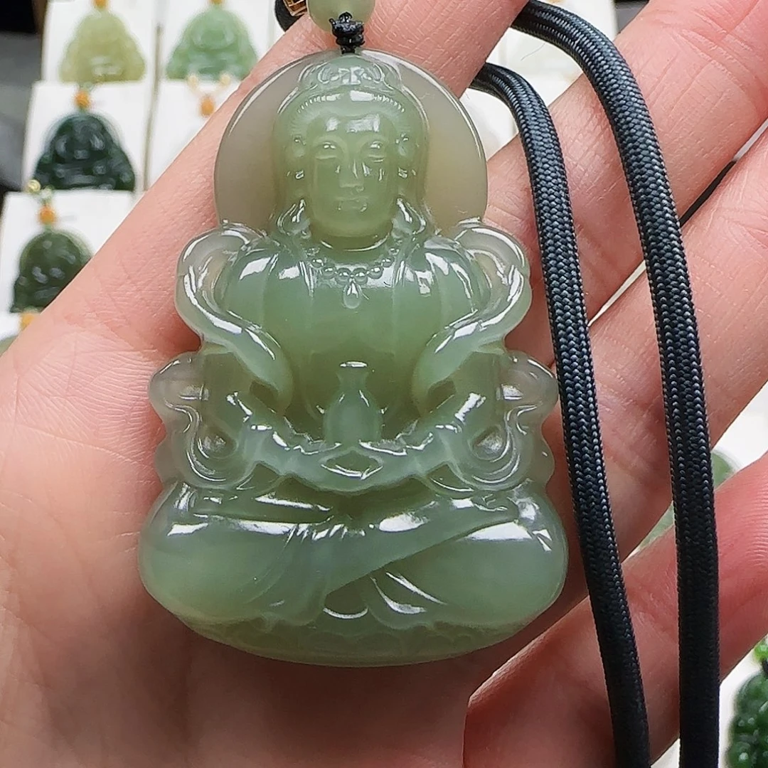 和田玉未镶嵌颈饰50