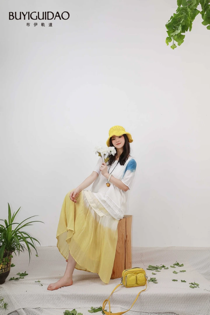 布伊轨道原创棉麻品牌女装夏装新品
