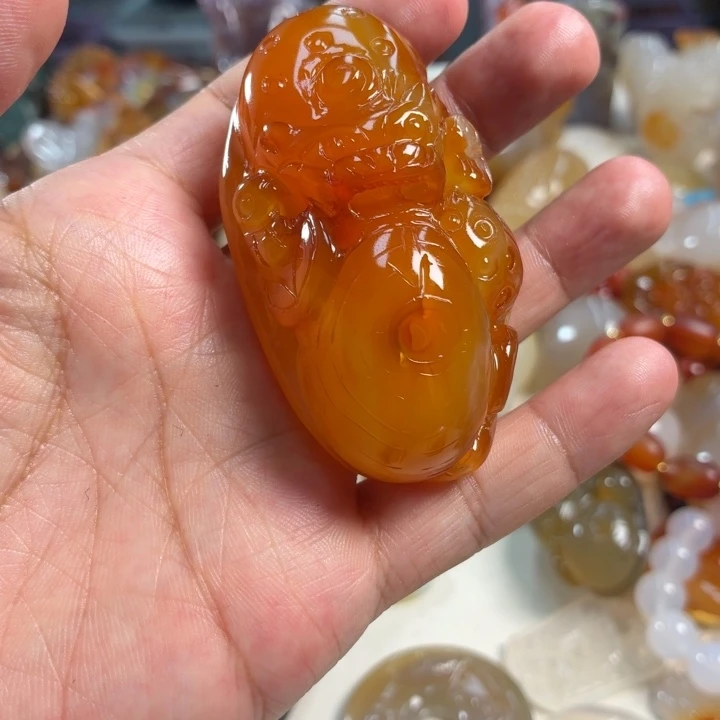 玛瑙/玉髓未镶嵌吊坠(不含链)