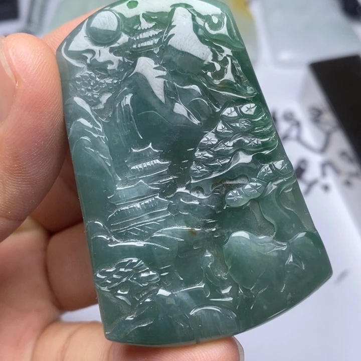 颈饰未镶嵌翡翠翡翠