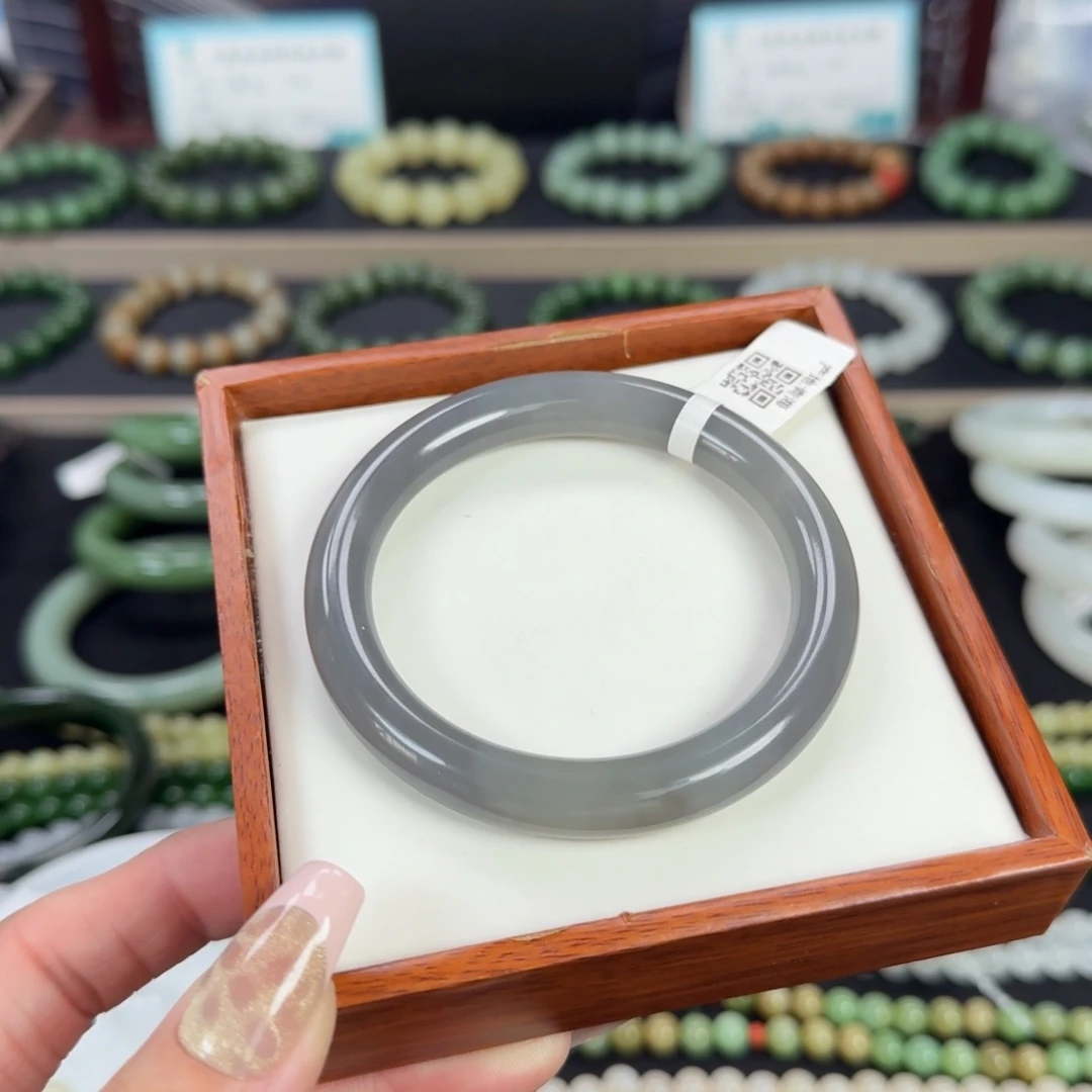 和田玉未镶嵌手链手镯56