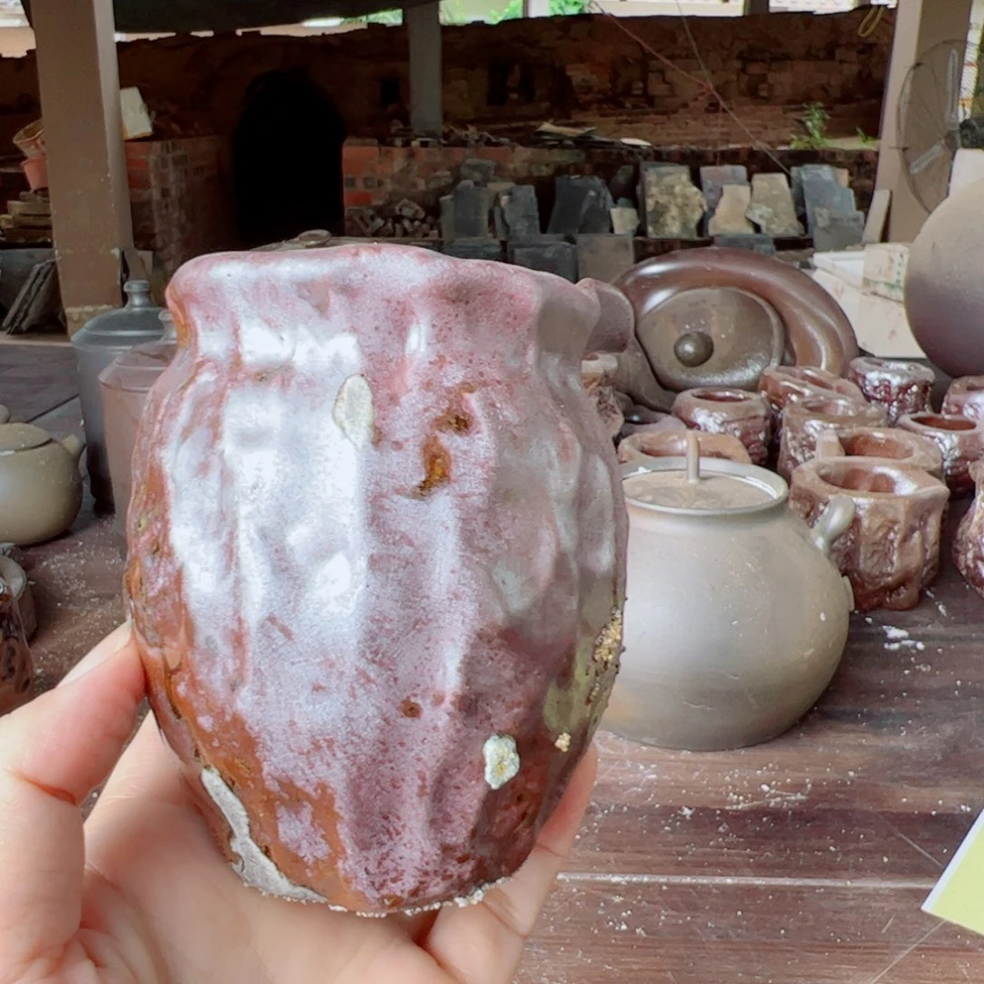 坭兴陶贵台龙窑柴烧茶器A253