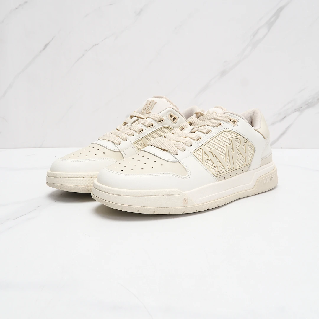 Amiri男士龚俊同款logo拼色休闲鞋/AIBU00088