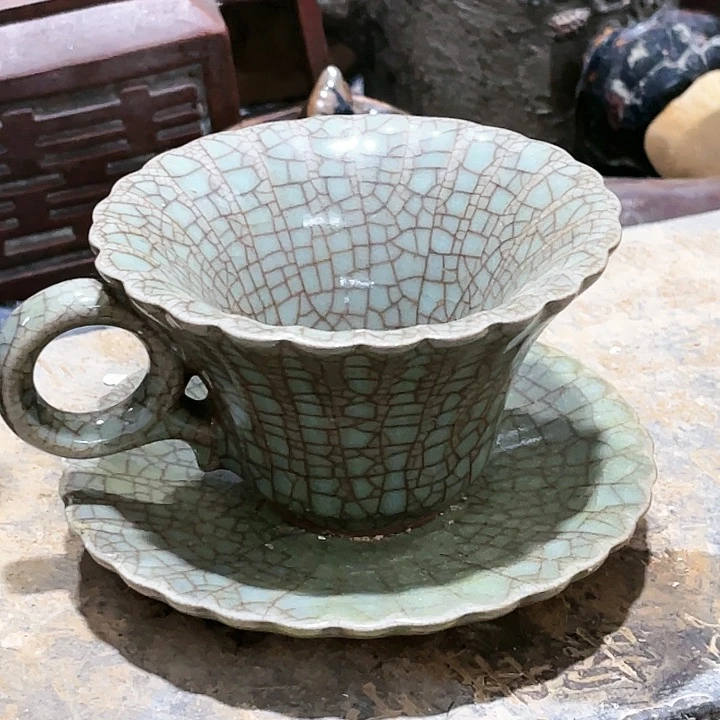 瓦当摆件 摆件茶桌茶台陶瓷