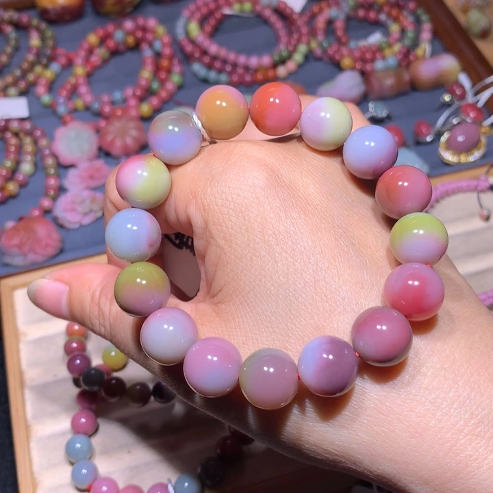 玛瑙/玉髓未镶嵌手链盐源玛瑙