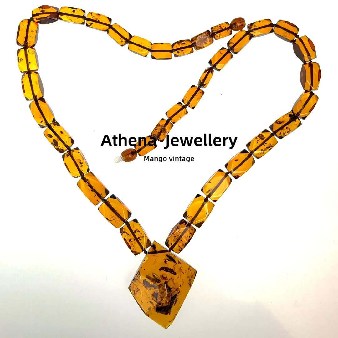 铜合金项链 Amber菱形项链简约个性小众时尚轻奢【正品中古】