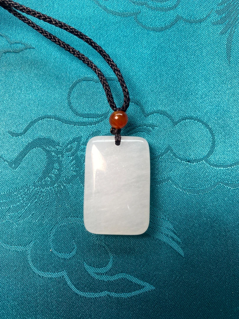 卡20*30无事牌/白月光/天然和田玉