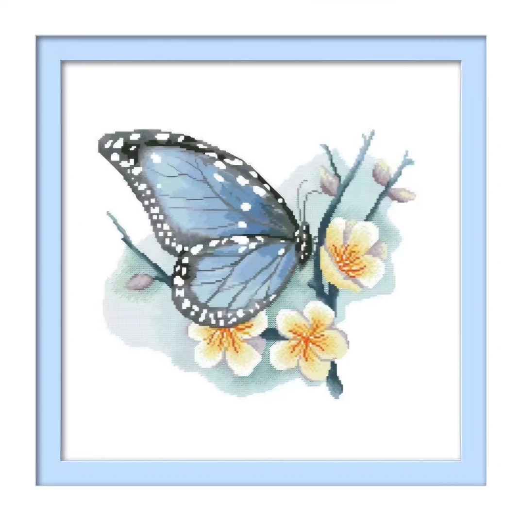 十字绣灵蝶二（R线）