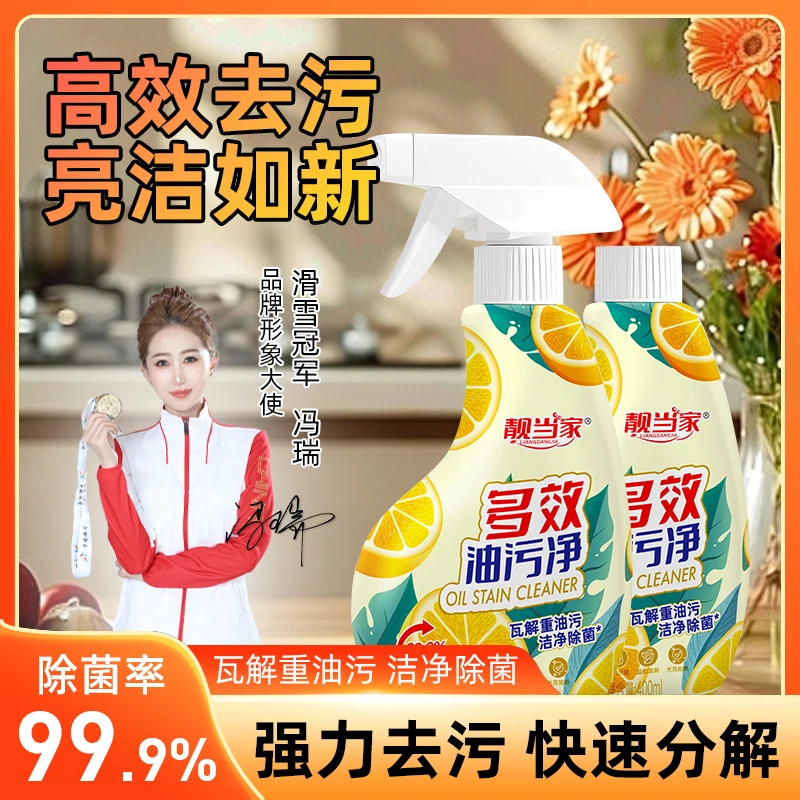 【靓当家】多效泡沫油污净冰箱厨电清洁剂厨房油烟机清洁剂清新H1