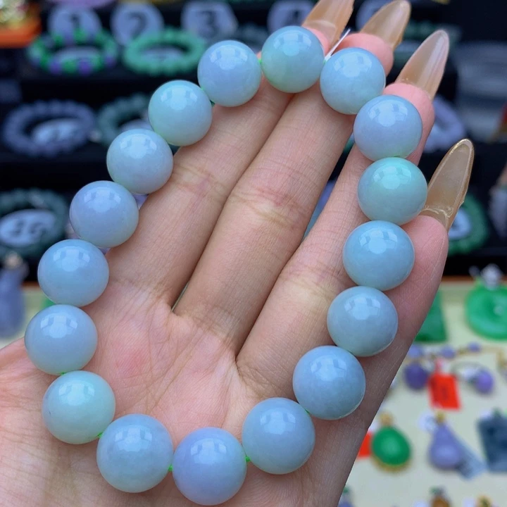 翡翠未镶嵌手链翡翠12