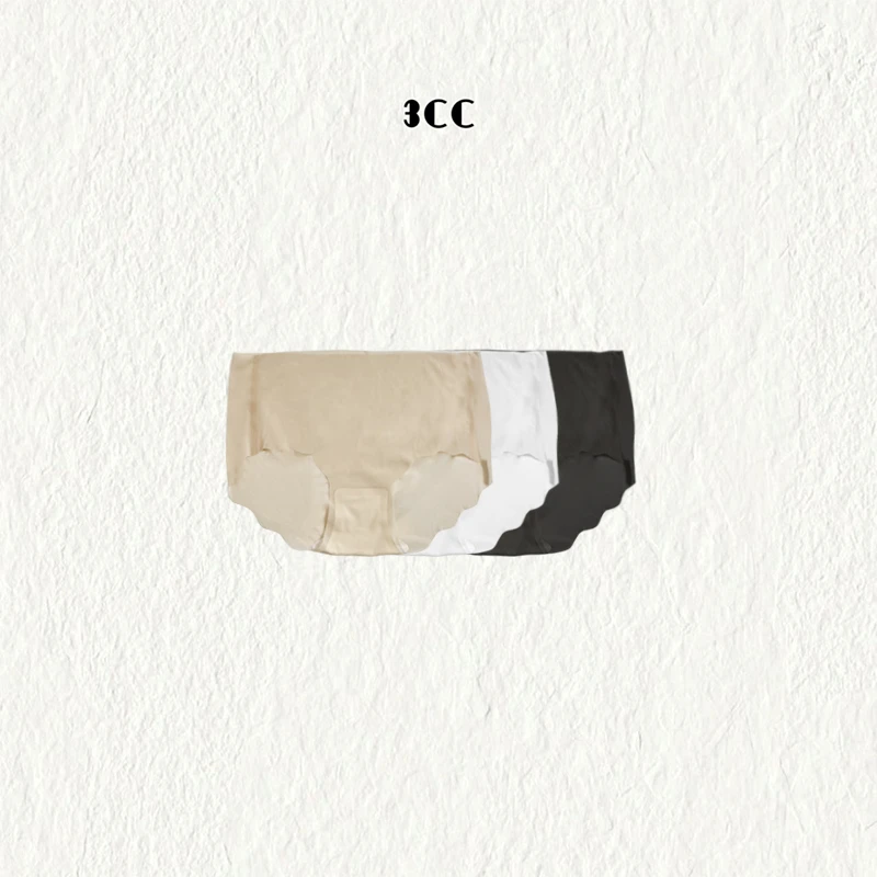 3CC【舒适体感】冰感柔软无痕内裤速干透气【底裆5.7%桑蚕丝】67209