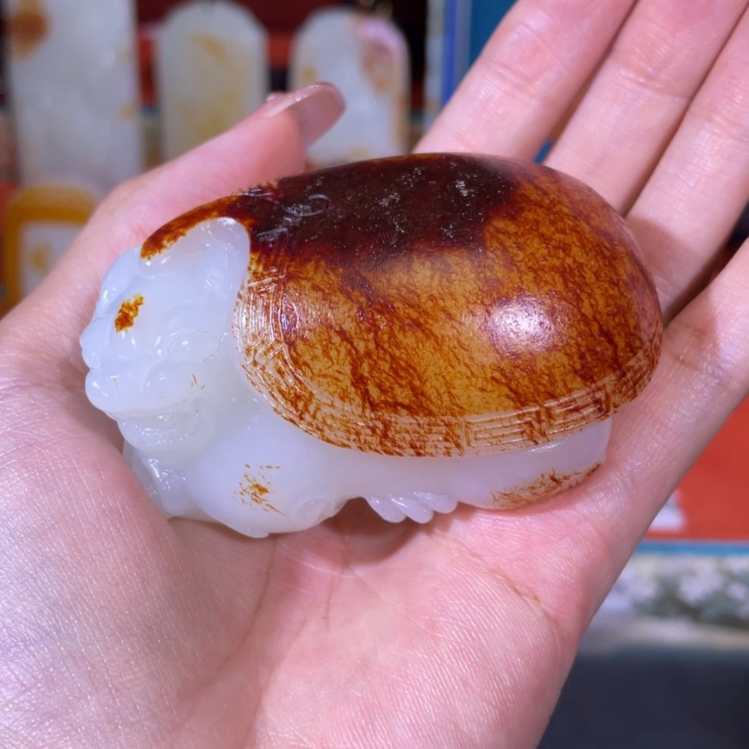 比***生和田玉未镶嵌把件