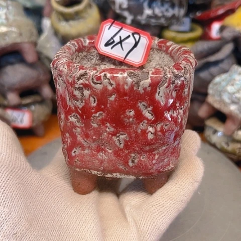 粗陶花盆手工花盆制作