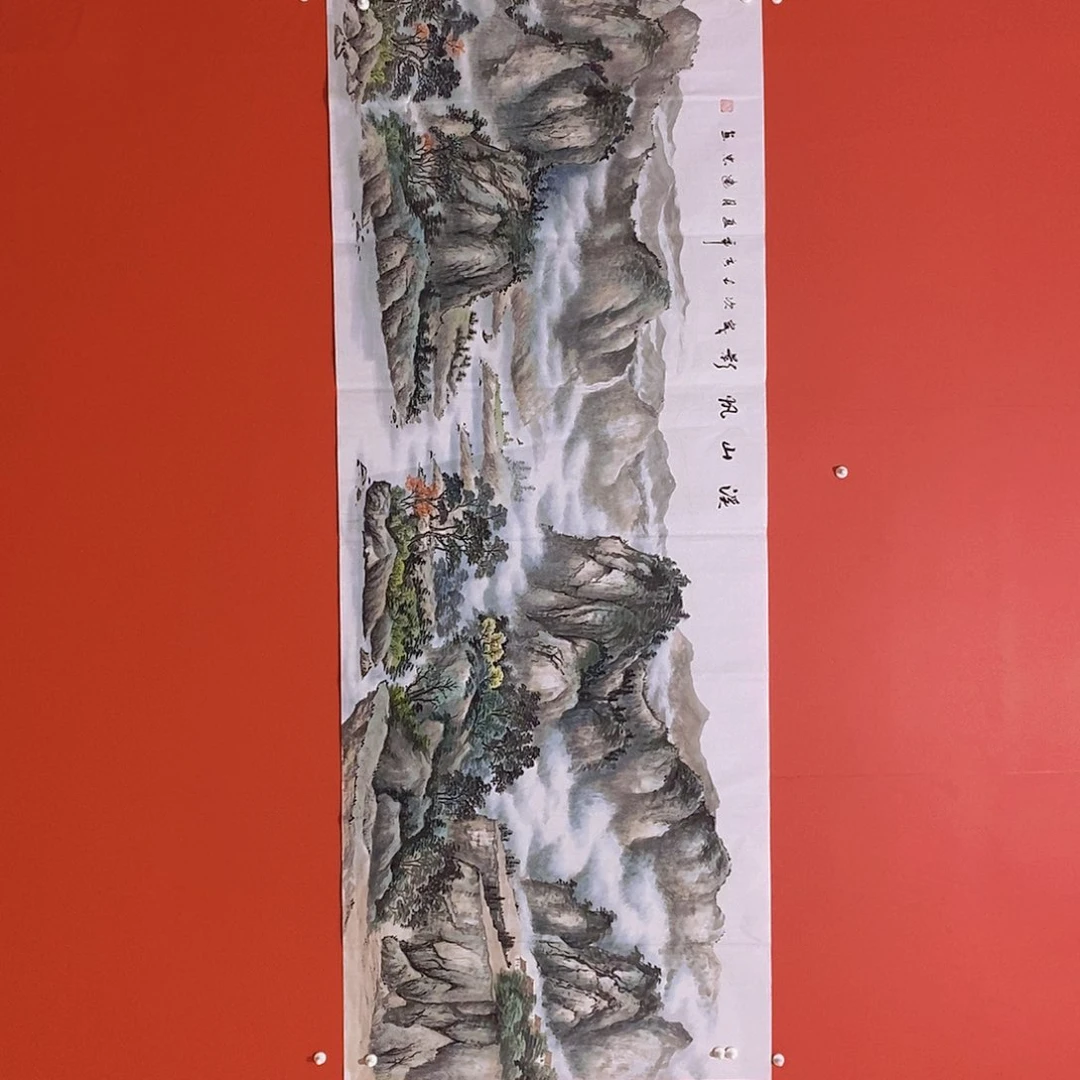 国画山水花鸟国画作品