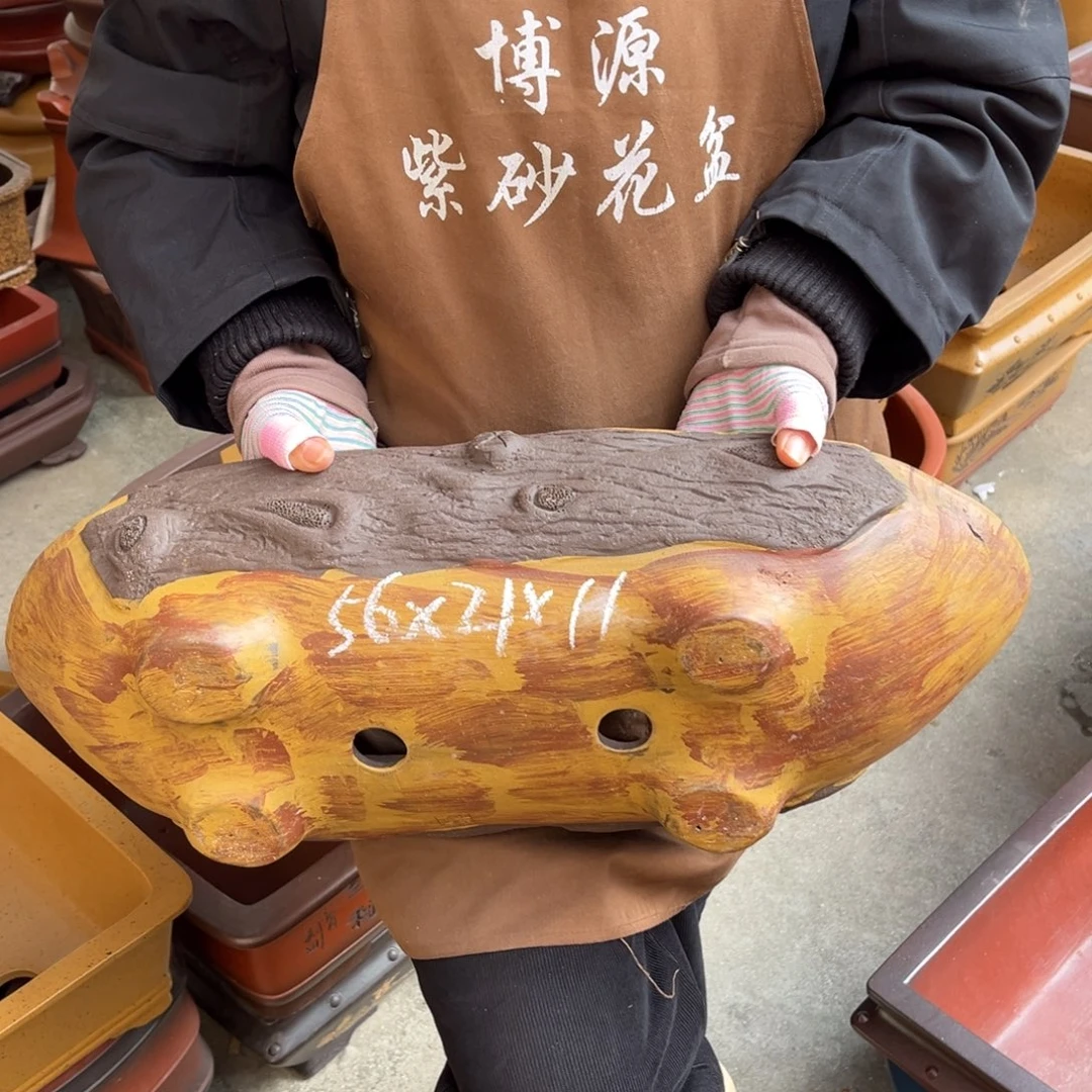 紫砂花盆盆景艺术