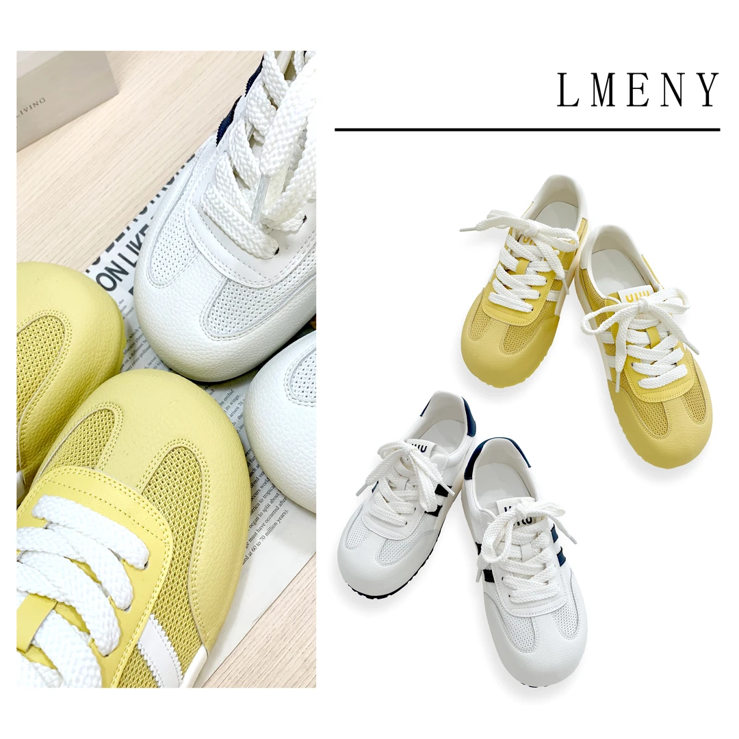 LMENY慵懒随性～厚底休闲圆头透气百搭德训鞋25BP012