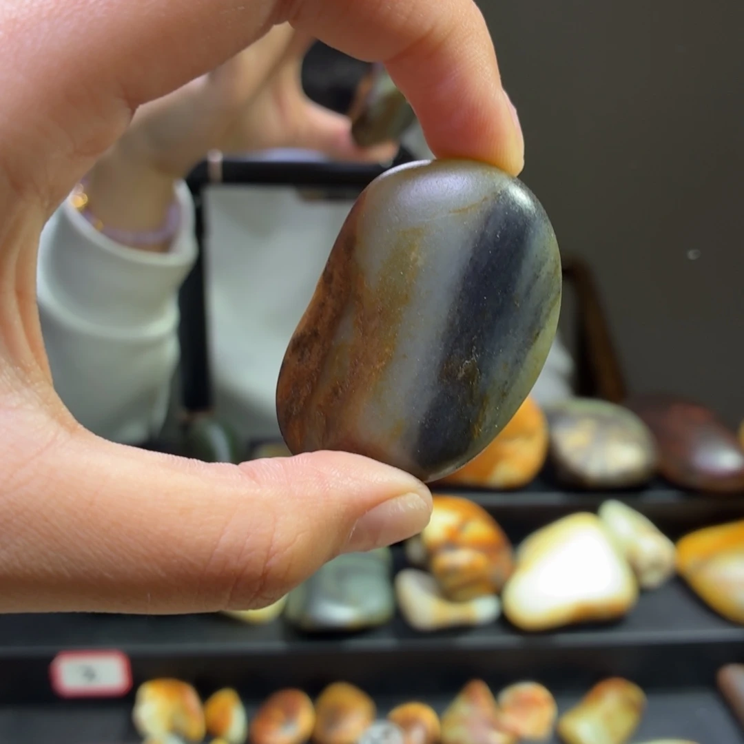 和田玉未镶嵌挂件56.6