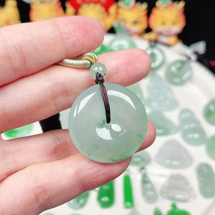 颈饰未镶嵌翡翠缅甸天然A货翡翠