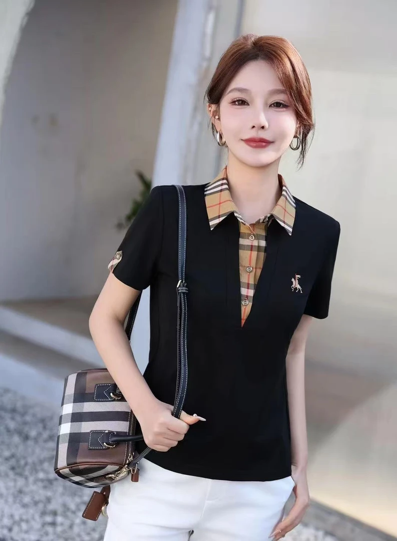 【卓悦】夏季气质百搭经典Polo领T恤T265