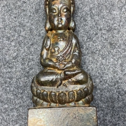 紫金钵盂菩提吊坠