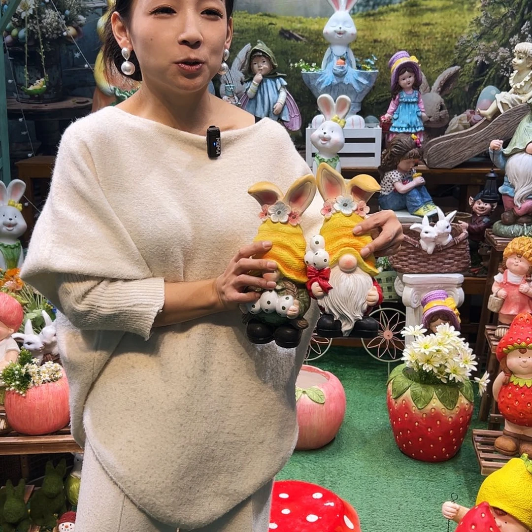 花园摆件红红火火