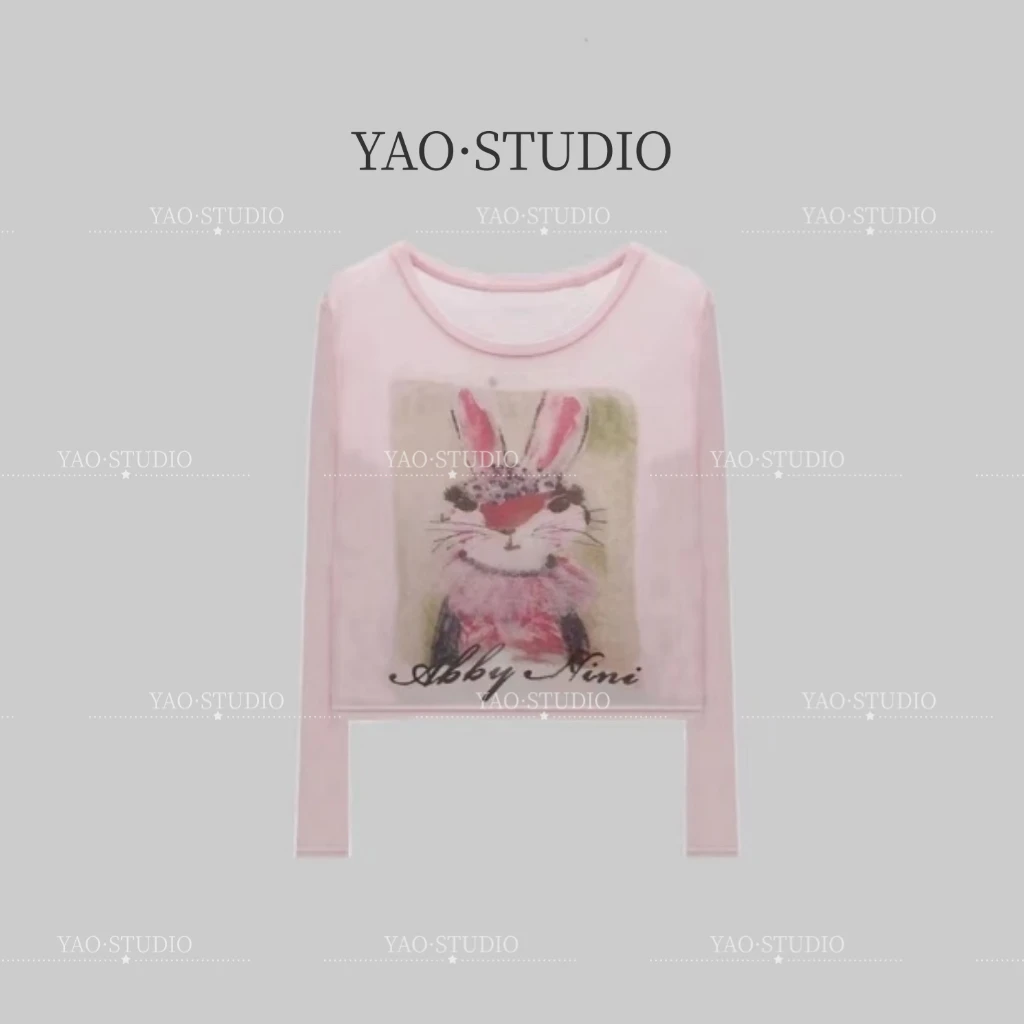 2025新款印花t恤女夏季防晒衫女时尚潮流休闲长袖上衣