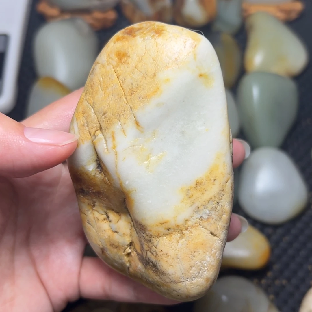 和田玉未镶嵌挂件A38