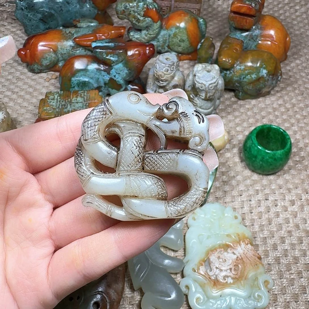 白玉菩提吊坠挂件