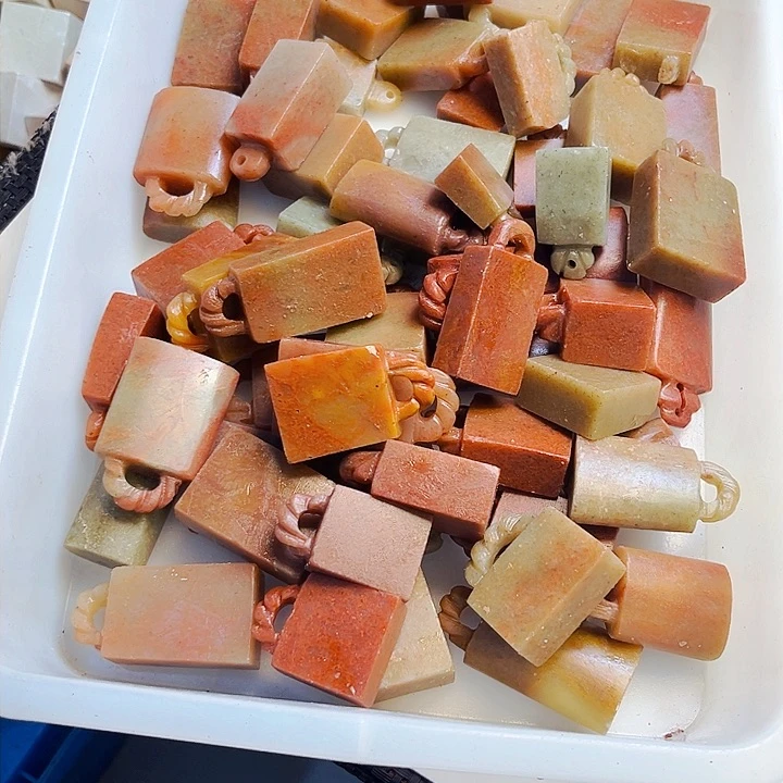 青田石印石笑*今天我也有