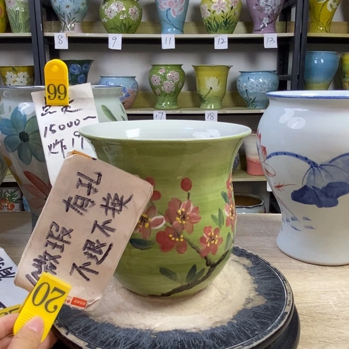 景德镇高温陶瓷花盆