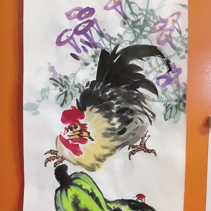 国画张圣敏先生纯手绘作品