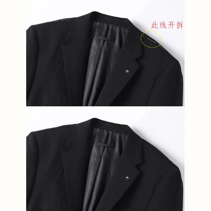 42006男装黑色西装西服B1BAB1X07