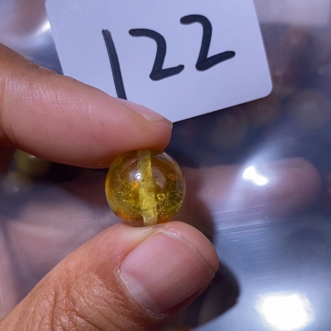 琥珀未镶嵌手链裸石