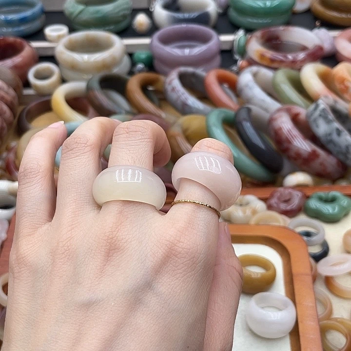 石英质玉圈口57未镶嵌@****⁷