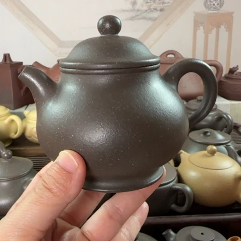 茶壶紫砂梨皮天青240cc