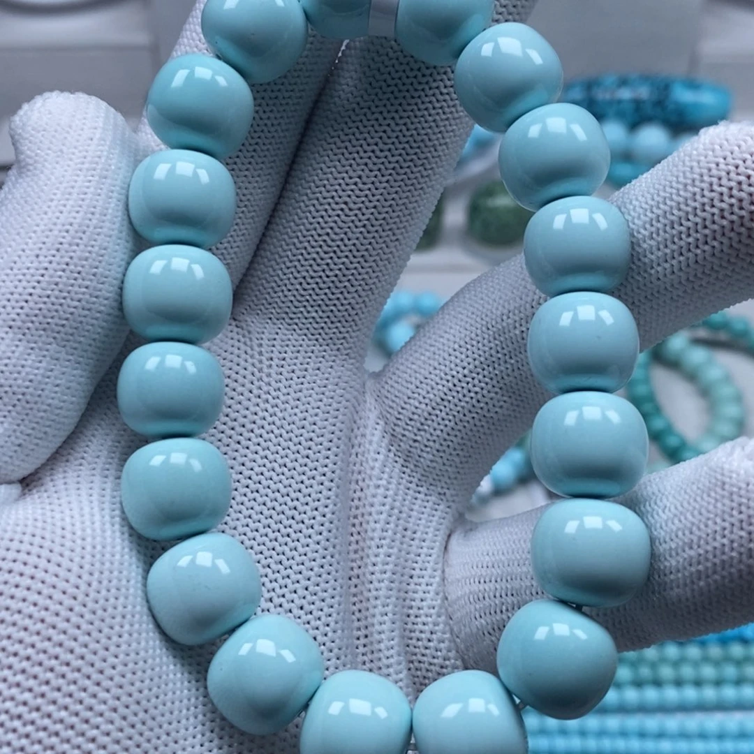 绿松石未镶嵌手串