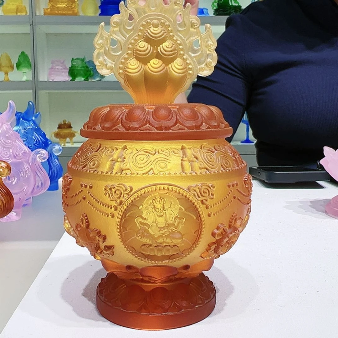 【闪购商品】手工艺品琉璃摩尼宝瓶