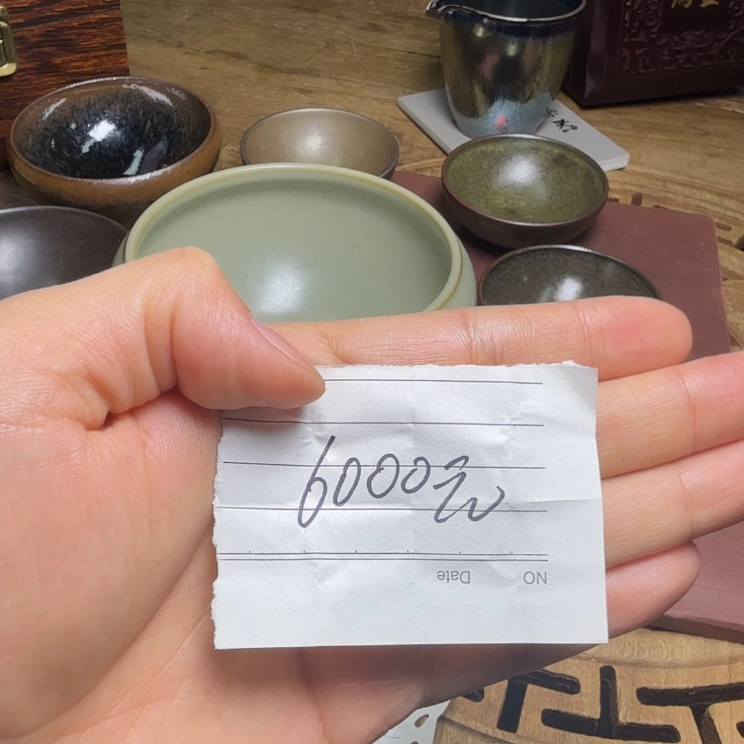 呆***鷄茶盏柴烧001熊忠贵茶盏