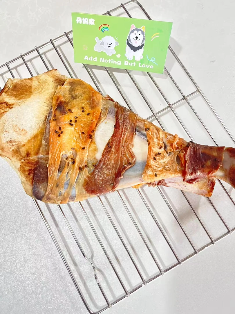 【羊扇骨绕肉】纯手工宠物零食无添加 带月牙骨 磨牙洁齿 消耗精力