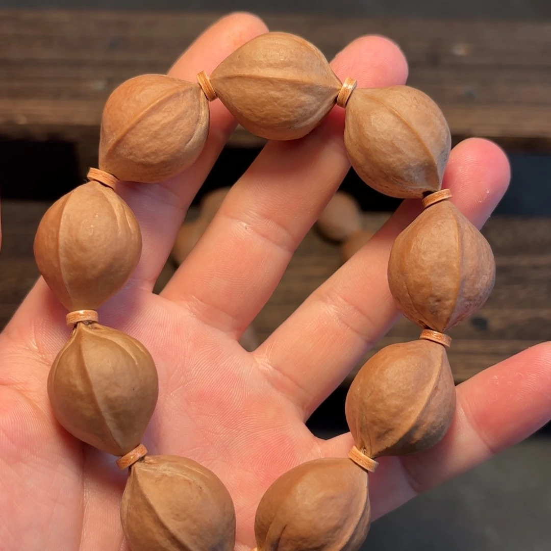 橄榄核手串/手链原生态梅林铁核21×27短桩精品