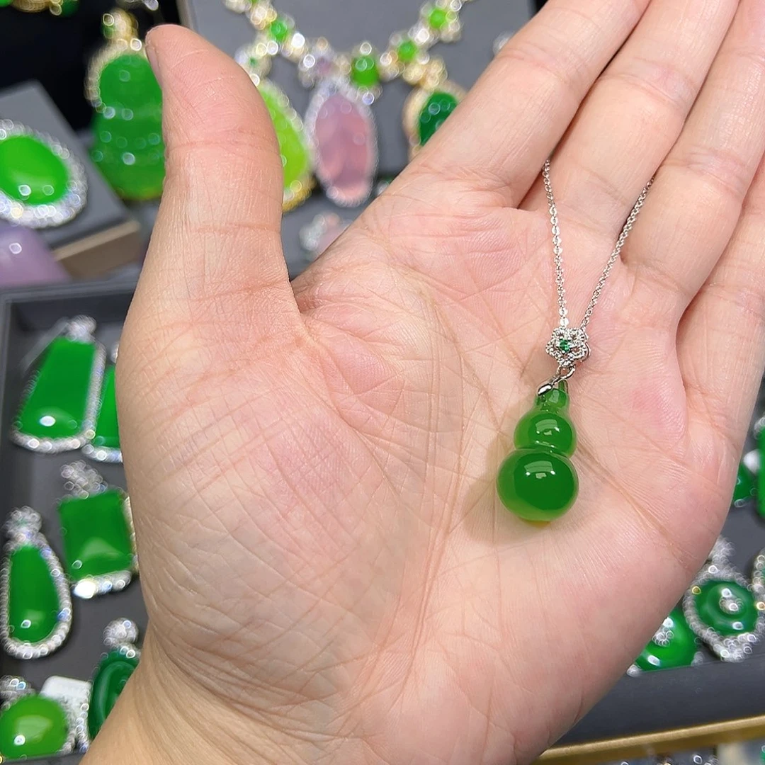 玛瑙/玉髓合金吊坠(赠链)