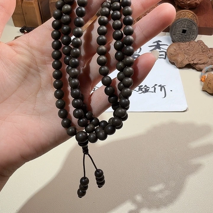 檀香木印度迈索尔老山檀香阴沉0.6/108多圈